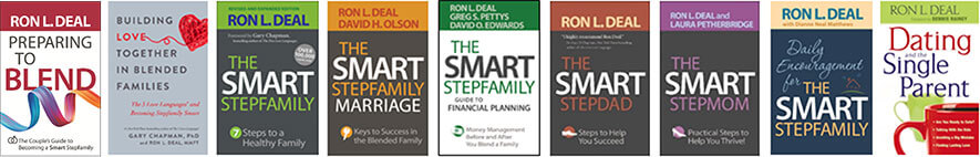 Ron Deal's 2021 Smart Step Family book covers.