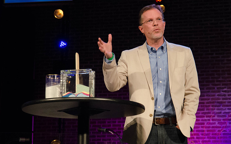 Ron L. Deal Speaking at a Event.